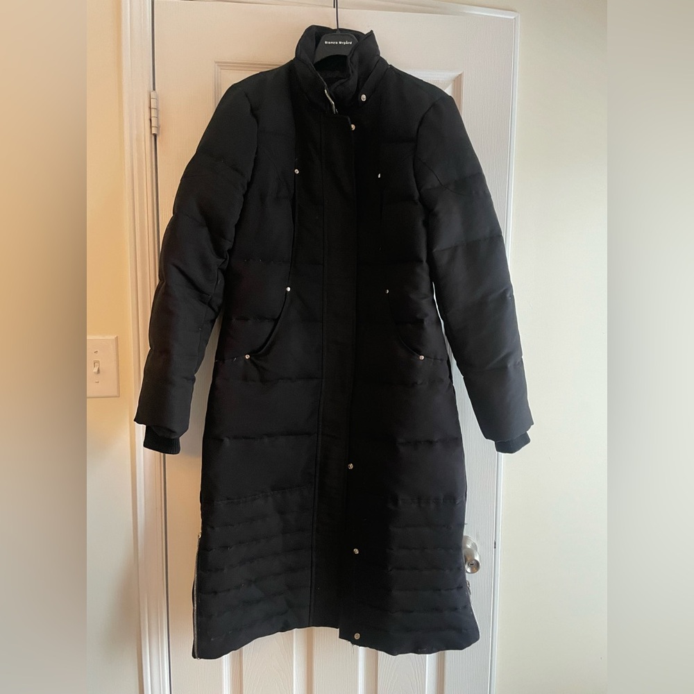 Revamped Black Quilted Puffer Coat